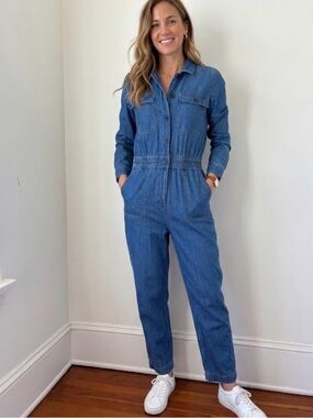 J. Crew Utility Denim Jumpsuit